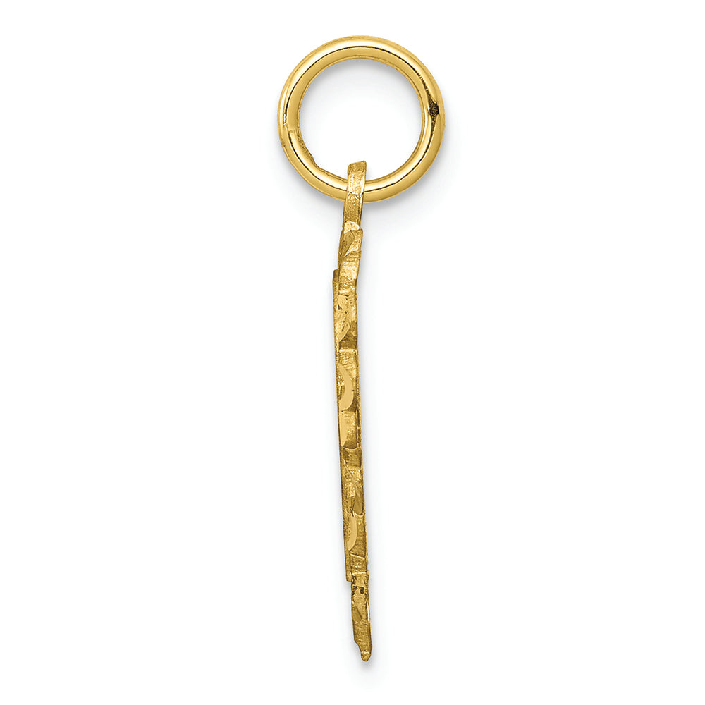FJC Finejewelers 10k Yellow Gold Heart Charm