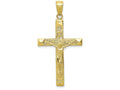 FJC Finejewelers 10k Yellow Gold Crucifix Charm