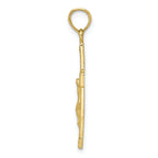 FJC Finejewelers 10k Yellow Gold Crucifix On Back withbeveled Tips Charm