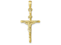 FJC Finejewelers 10k Yellow Gold Stick Style Crucifix Charm