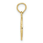 FJC Finejewelers 10k Yellow Gold Star Of David In Circle Frame Charm