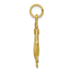 FJC Finejewelers 10k Yellow Gold Anchor In A Wheel Charm