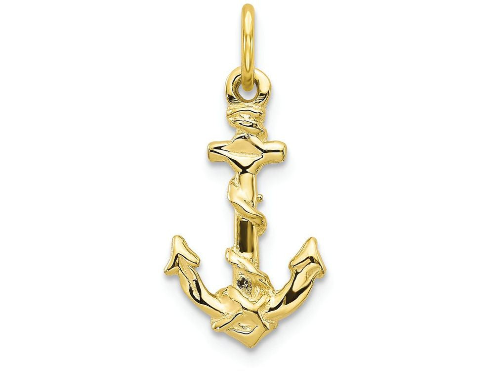 FJC Finejewelers 10k Yellow Gold Anchor Charm