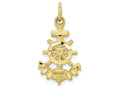 FJC Finejewelers 10k Yellow Gold Anchor Charm