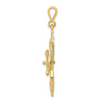 FJC Finejewelers 10k Yellow Gold Large Anchor Charm