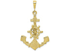 FJC Finejewelers 10k Yellow Gold Large Anchor Charm