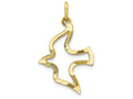 FJC Finejewelers 10k Yellow Gold Dove Charm