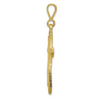 FJC Finejewelers 10k Yellow Gold Cross Charm