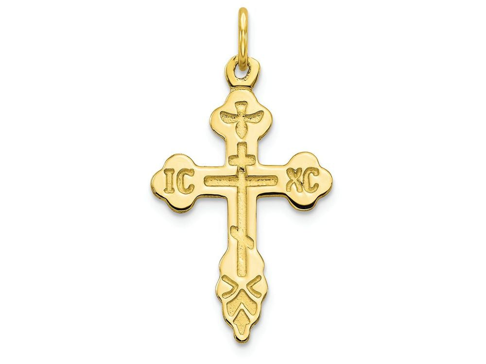 FJC Finejewelers 10k Yellow Gold Cross Charm