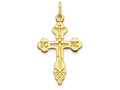 FJC Finejewelers 10k Yellow Gold Cross Charm