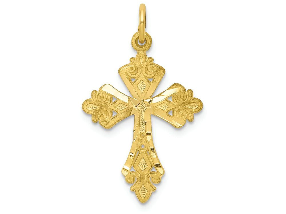 FJC Finejewelers 10k Yellow Gold Cross Charm