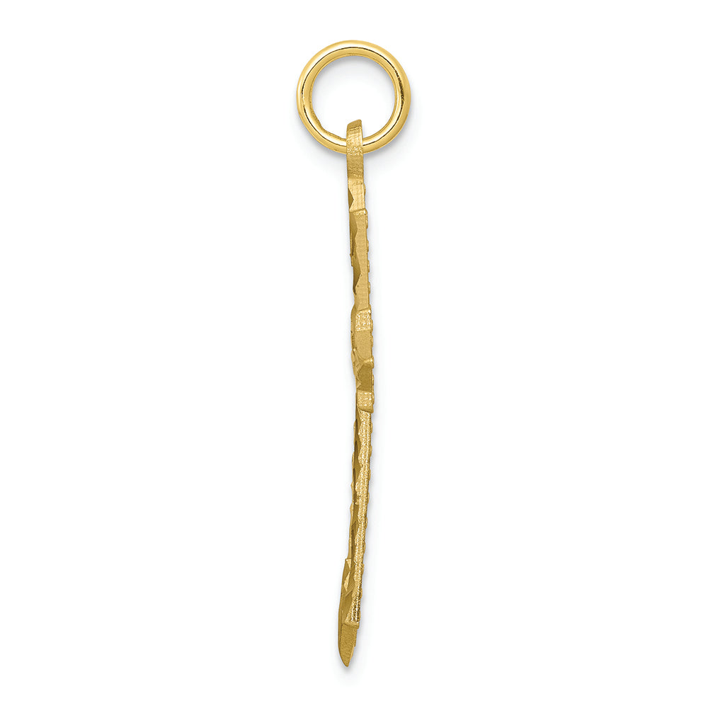 FJC Finejewelers 10k Yellow Gold Cross Charm