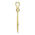 FJC Finejewelers 10k Yellow Gold Saint Christopher Medal Charm