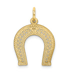FJC Finejewelers 10k Yellow Gold Horseshoe Charm