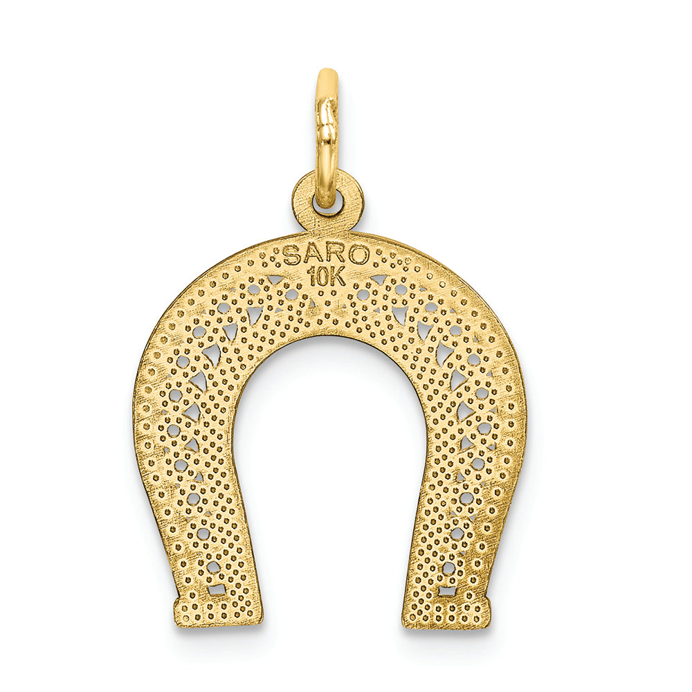 FJC Finejewelers 10k Yellow Gold Horseshoe Charm