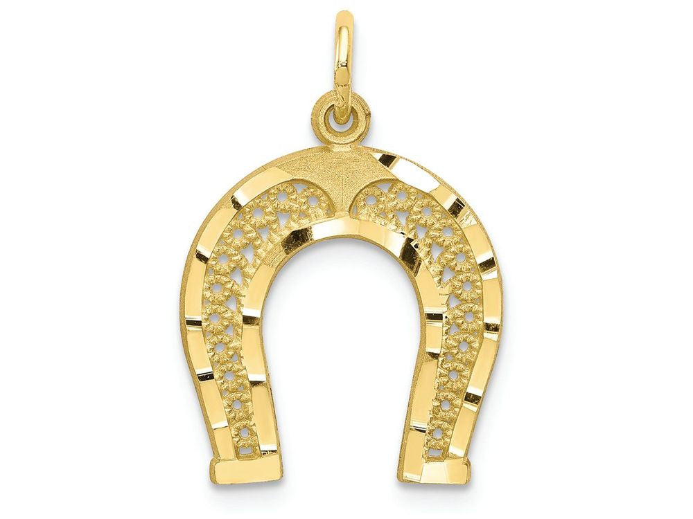 FJC Finejewelers 10k Yellow Gold Horseshoe Charm