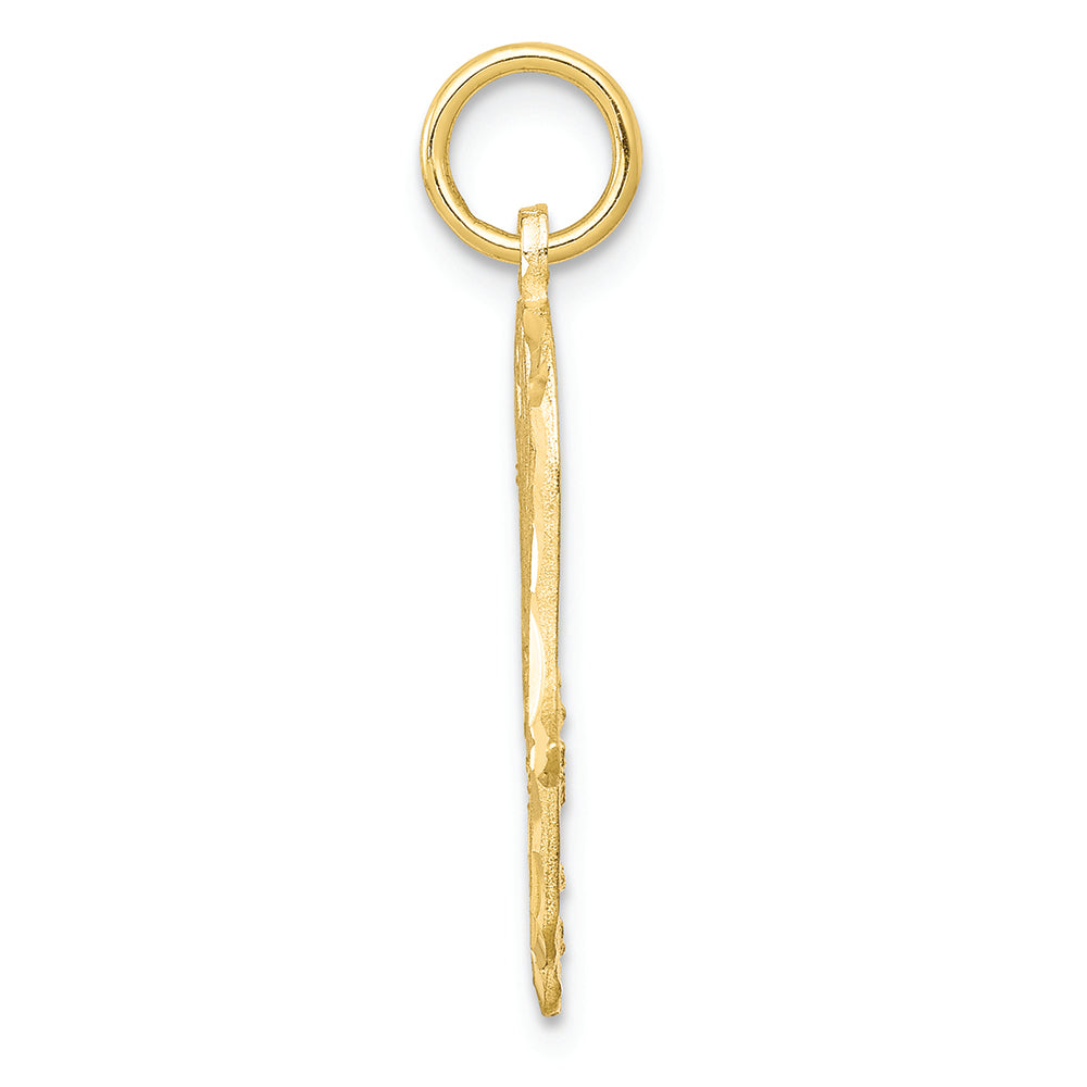 FJC Finejewelers 10k Yellow Gold Filigree Chamseh Charm