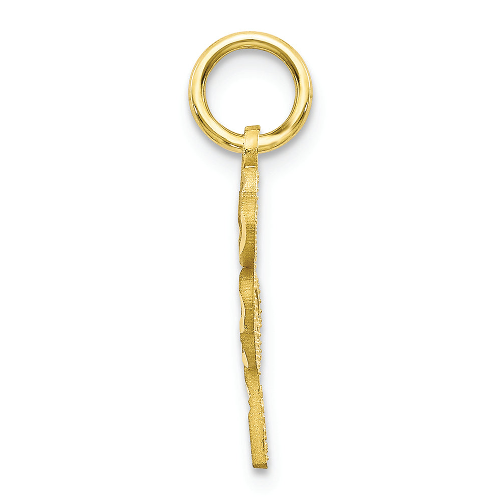 FJC Finejewelers 10k Yellow Gold Shamrock Charm