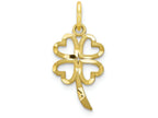 FJC Finejewelers 10k Yellow Gold Shamrock Charm