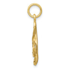 FJC Finejewelers 10k Yellow Gold Medium Solid Treble Clef Charm