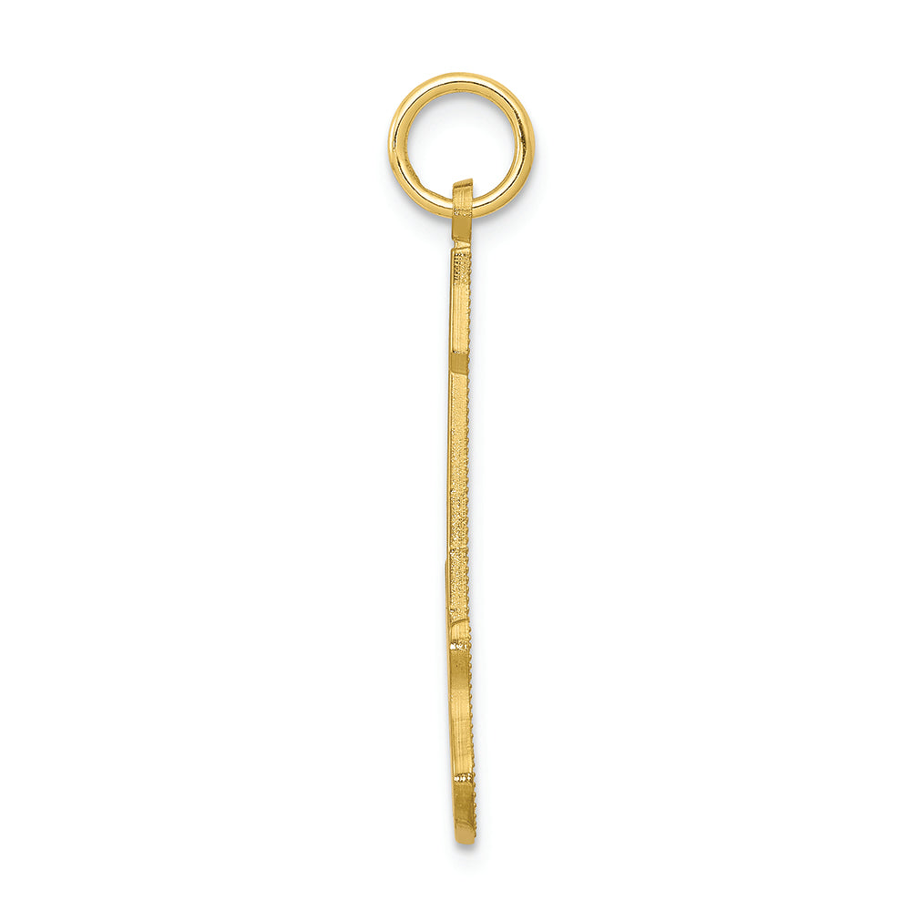 FJC Finejewelers 10k Yellow Gold Guitar Charm
