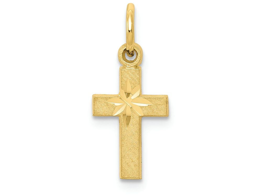 FJC Finejewelers 10k Yellow Gold Cross Charm