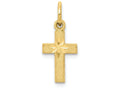 FJC Finejewelers 10k Yellow Gold Cross Charm
