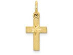FJC Finejewelers 10k Yellow Gold Cross Charm