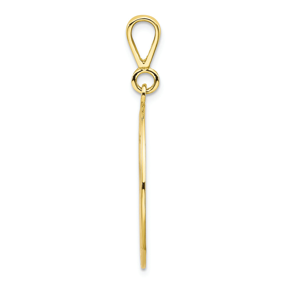 FJC Finejewelers 10k Yellow Gold Solid Masonic Symbol Charm