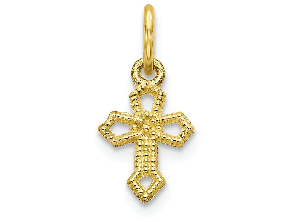 FJC Finejewelers 10k Yellow Gold Cross Charm