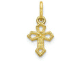 FJC Finejewelers 10k Yellow Gold Cross Charm