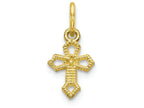 FJC Finejewelers 10k Yellow Gold Cross Charm