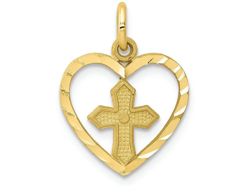 FJC Finejewelers 10k Yellow Gold Cross Charm