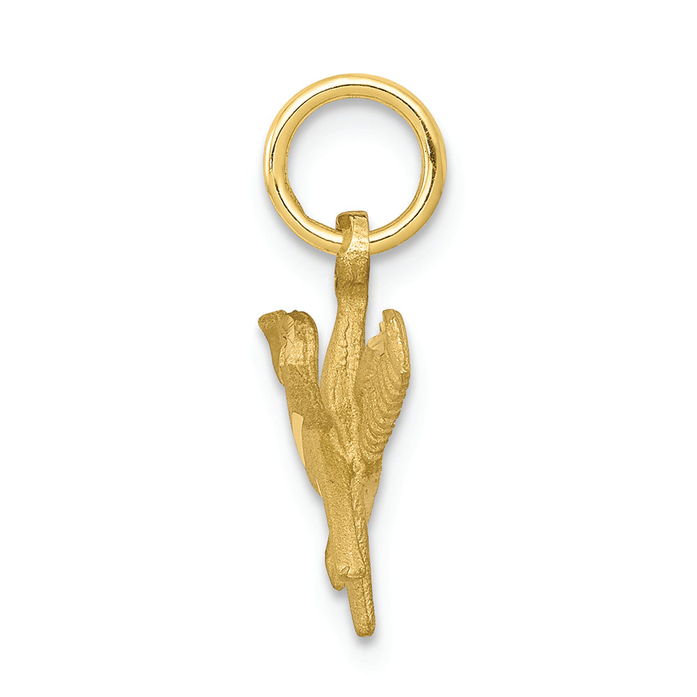 FJC Finejewelers 10k Yellow Gold Comb Scissors Charm