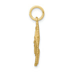FJC Finejewelers 10k Yellow Gold Comb Scissors Charm