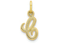 FJC Finejewelers 10k Initial C Charm