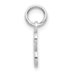 FJC Finejewelers 10k White Gold Initial E Charm