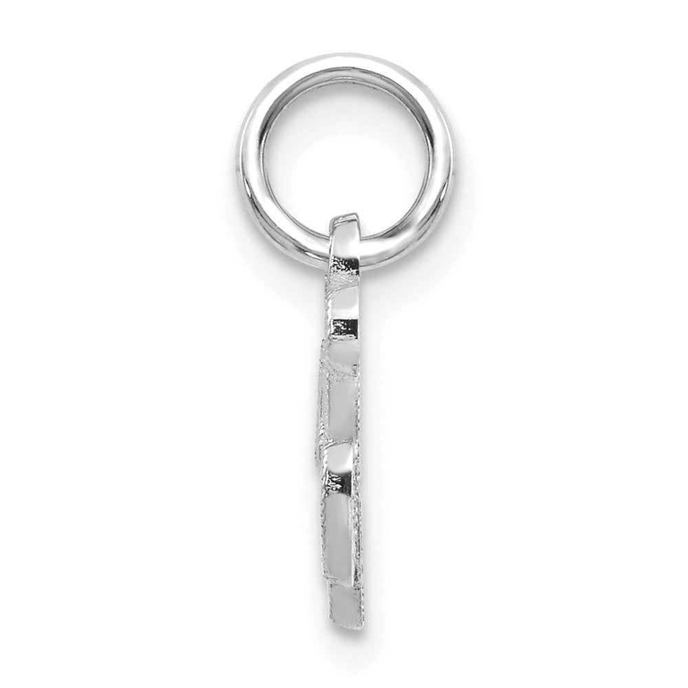 FJC Finejewelers 10k White Gold Initial K Charm