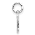 FJC Finejewelers 10k White Gold Initial N Charm