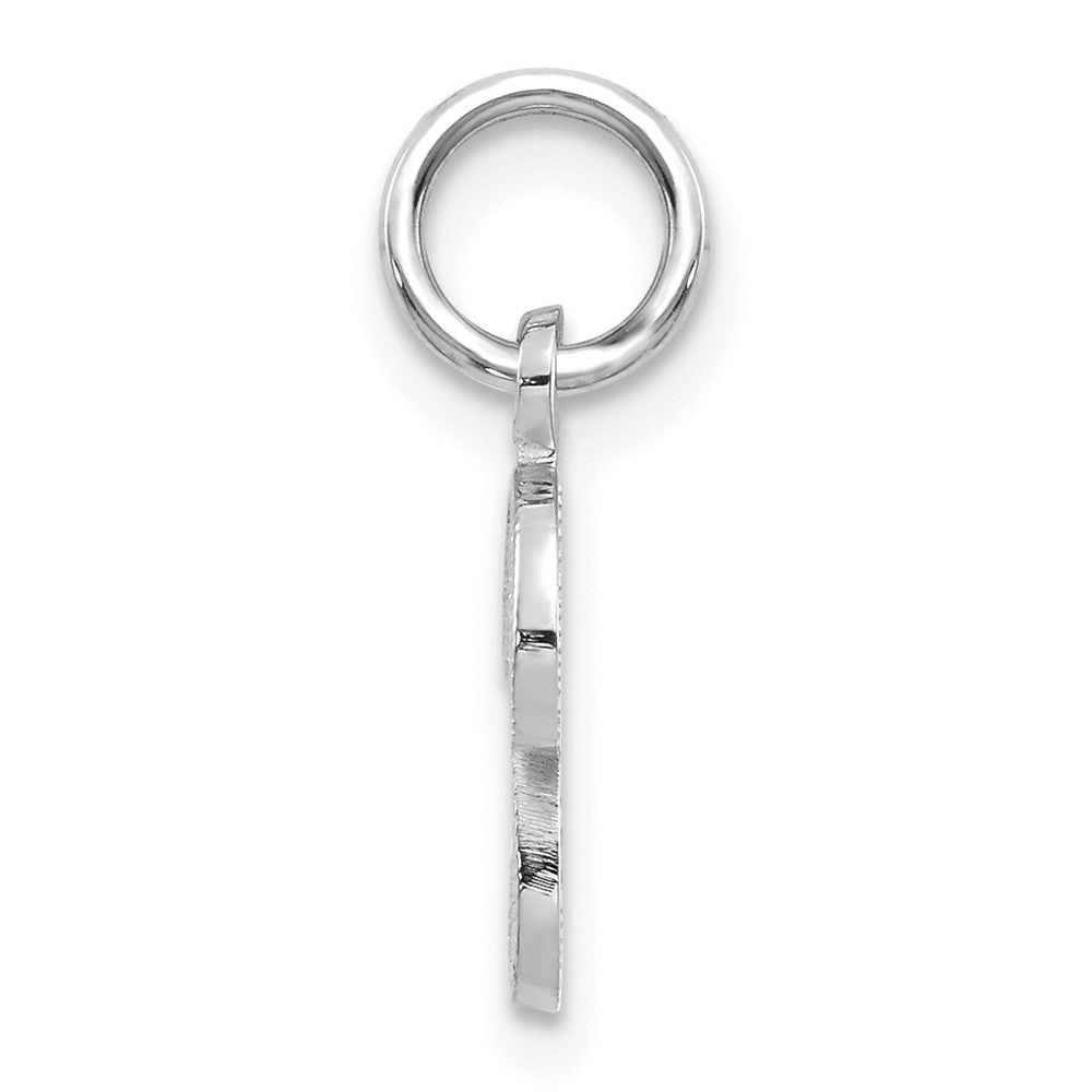 FJC Finejewelers 10k White Gold Initial P Charm
