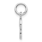 FJC Finejewelers 10k White Gold Initial P Charm