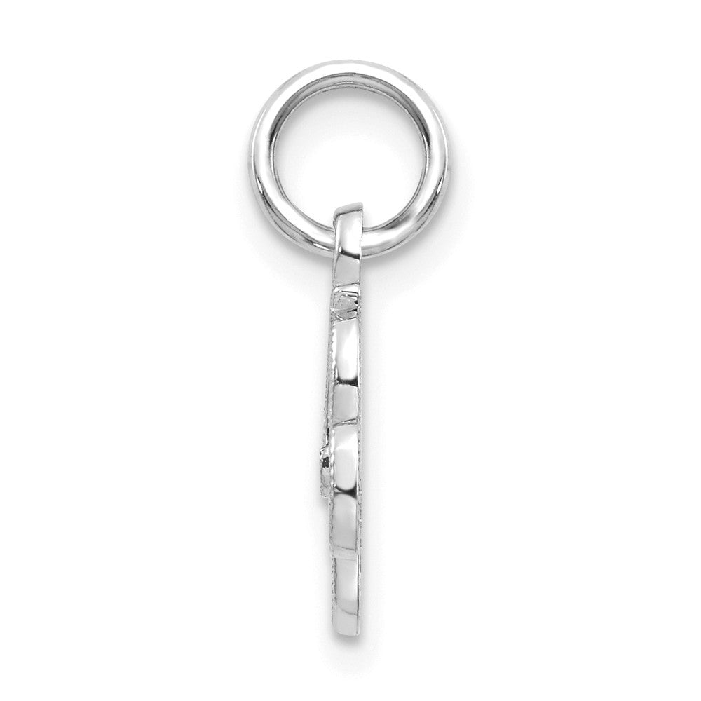 FJC Finejewelers 10k White Gold Initial R Charm
