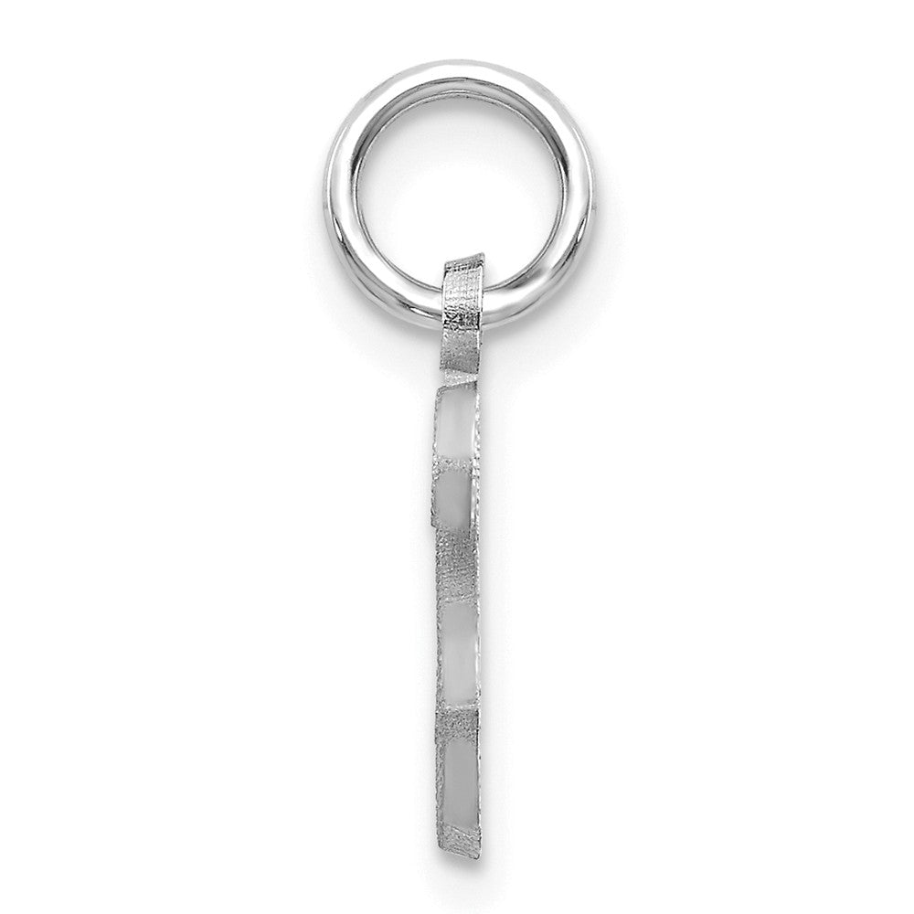 FJC Finejewelers 10k White Gold Initial S Charm