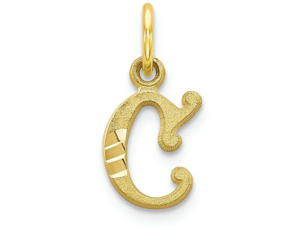 FJC Finejewelers 10k Initial C Charm