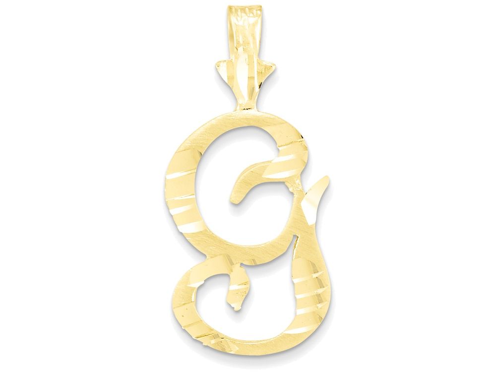 FJC Finejewelers 10k Initial G Charm