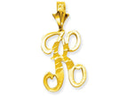 FJC Finejewelers 10k Initial K Charm