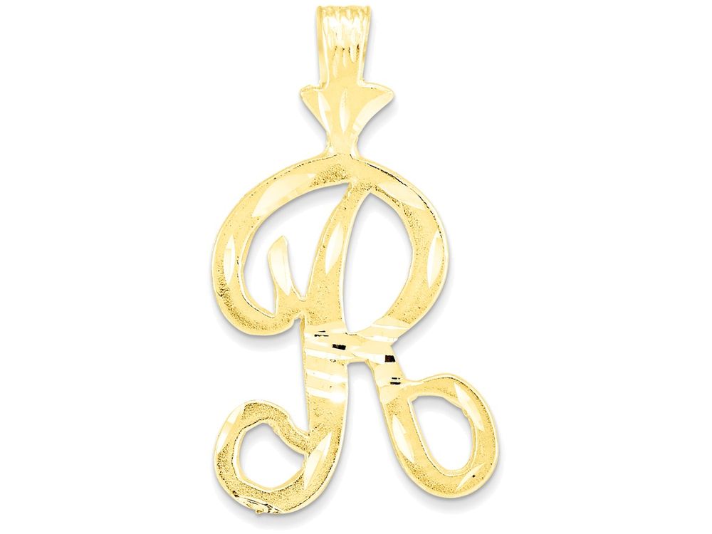 FJC Finejewelers 10k Initial R Charm