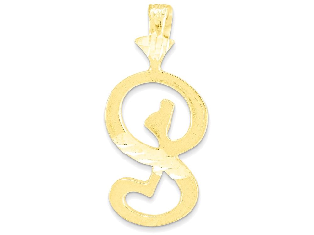 FJC Finejewelers 10k Initial S Charm