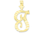FJC Finejewelers 10k Initial T Charm