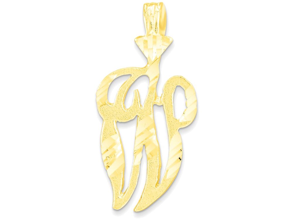 FJC Finejewelers 10k Initial W Charm